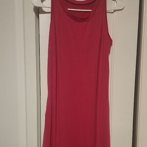 Elegant Sleeveless Purple Dress